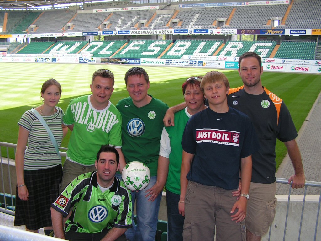 NJB inside the Volkswagen Arena
