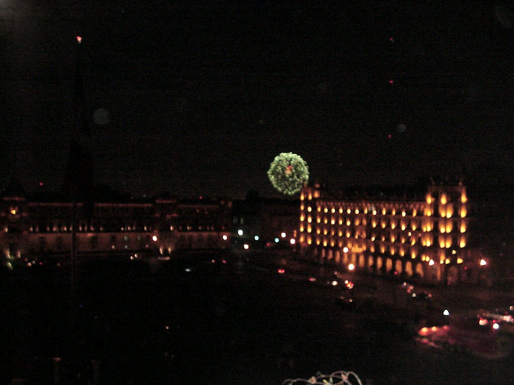 Fireworks at Zocalo