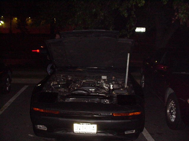 Rob's car cooling off.....