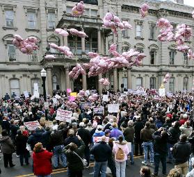 Pigs fly over the State House